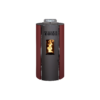 Poêle à Granulés Etanche EMAFLAM CALI Bordeaux 8,2 kW