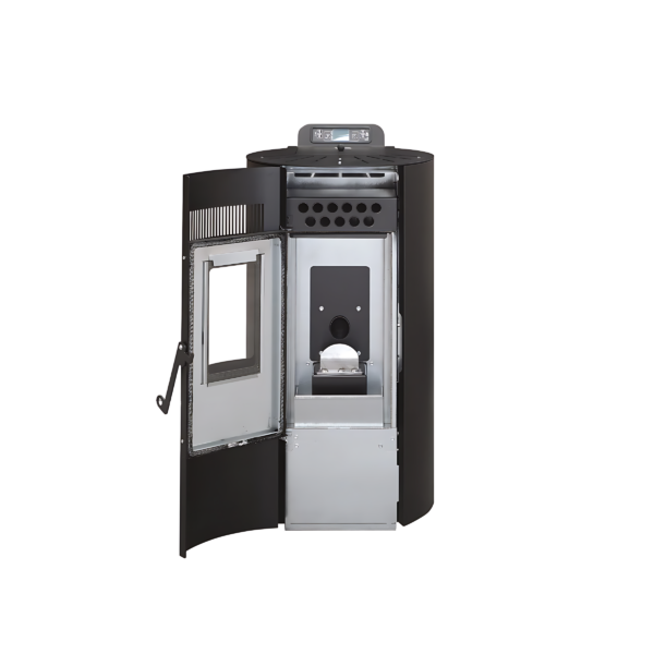 Poêle à Granulés Etanche EMAFLAM CALI Bordeaux 8,2 kW