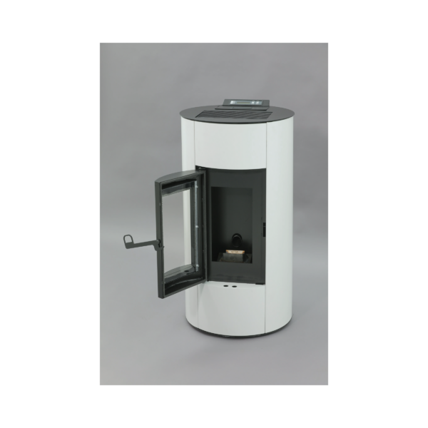Poêle à Granulés Etanche EMAFLAM NALA Blanc 8.9 kW