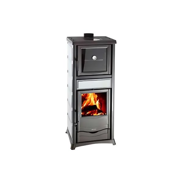 Poêle à bois avec four raccordable LA NORDICA Rossella Plus Forno Evo 9.1kW