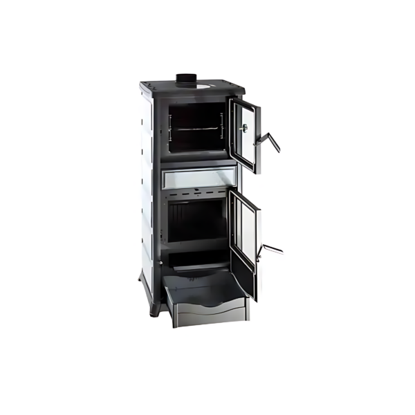 Poêle à bois avec four raccordable LA NORDICA Rossella Plus Forno Evo 9.1kW