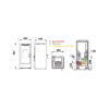 Poêle à granulés étanche fonte FIREMATIC BR9 8kW