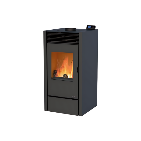 Poêle mixte hybride ventilé bois granules BRONPI Hybrid 10kW